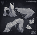3D Printed Cast n Play Frostlands - Arctic Ice Wall Scatter Terrain 28mm 32mm D&D