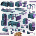 3D Printed Cast n Play Modular Outposts Sci-Fi City Set Terrain Essentials Vol III Exteriors 28mm 32mm D&D