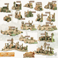 3D Printed Cast n Play Vikings Village Set Debris and Difficult Terrain 28mm 32mm D&D