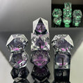 Sharp-Edged Glow in the Dark Liquid Core Dice