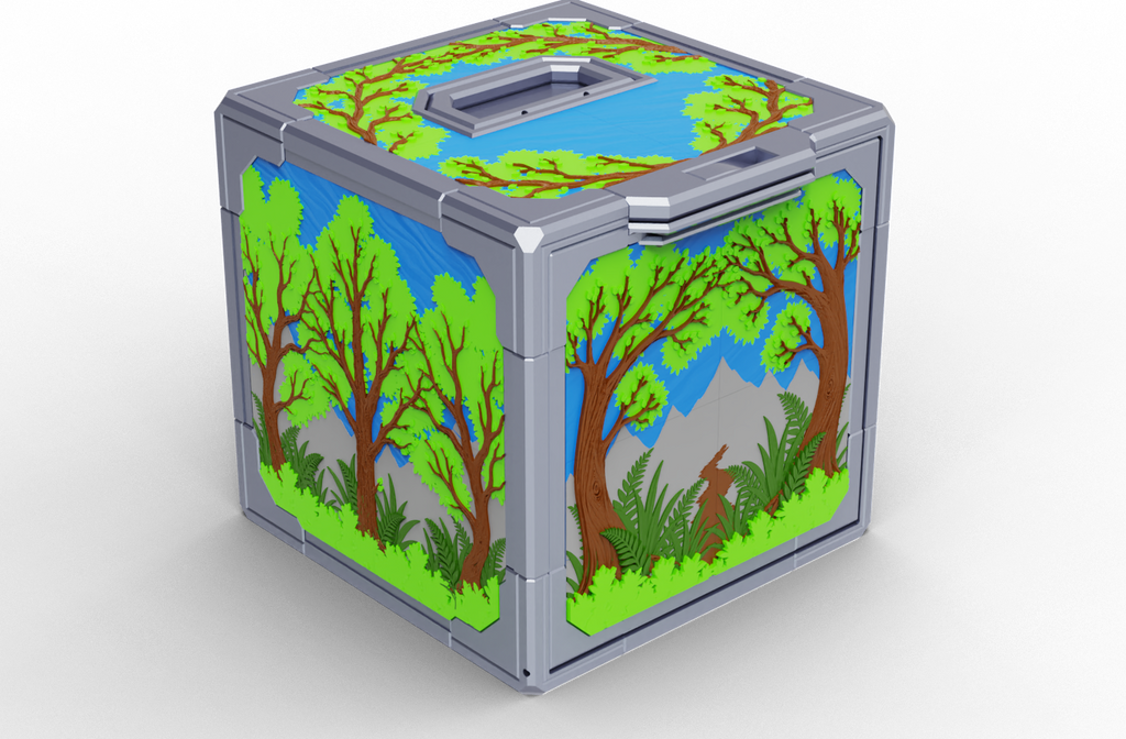 2D Fantasy Forrest Theme for GridCube