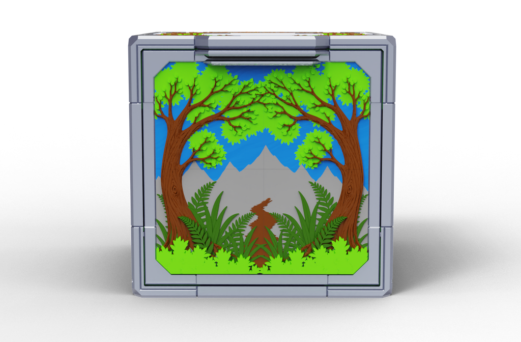 2D Fantasy Forrest Theme for GridCube