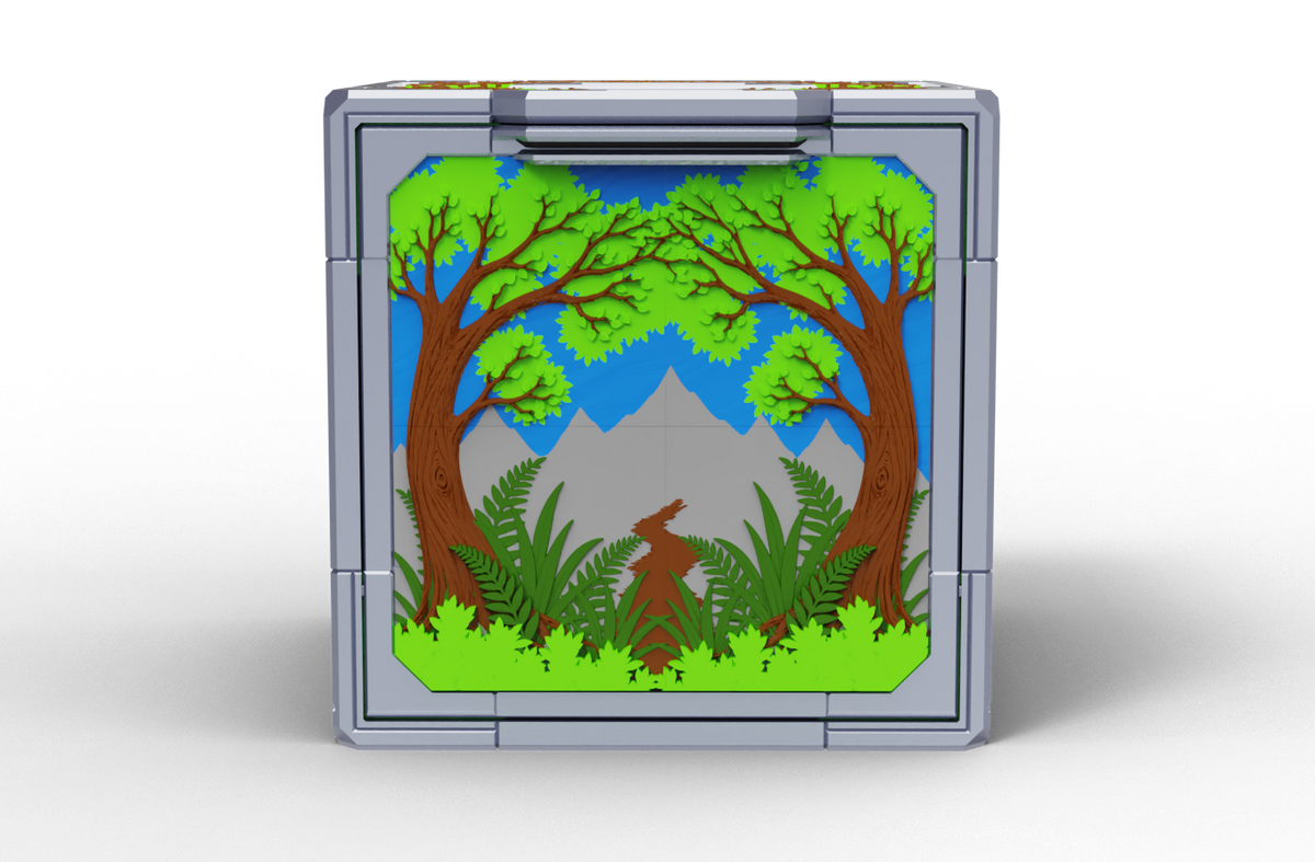 2D Fantasy Forrest Theme for GridCube