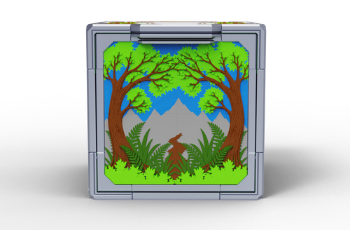 2D Fantasy Forrest Theme for GridCube