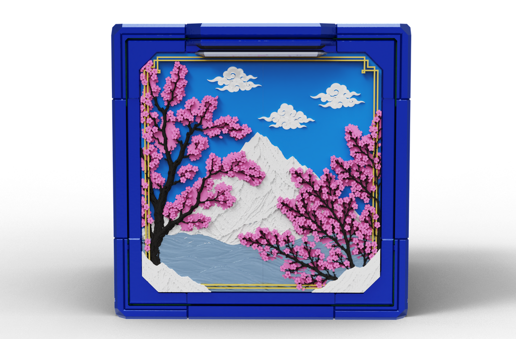 Japanese Cherry Blossom Theme for GridCube